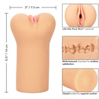 CALEXOTICS - BOUNDLESS VULVA STROKER LIGHT SKIN