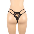 SUBBLIME - SET THREE PIECES SET BRA+ GARTER BELT + THONG L/XL