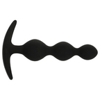 BLACK&SILVER - RUPERT ANAL BALL CHAIN 10 CM