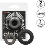 CALEXOTICS - ALPHA PROLONG SET OF 2 RING GREY
