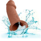 CALEXOTICS - PERFORMANCE MAXX LIFE-LIKE EXTENSION WITH HARNESS BROWN SKIN