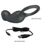 PRETTY LOVE - TRAE RING & VIBRATOR BLACK