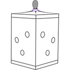 SECRET DOME - KINK CLUB CABIN SCANDALE PURPLE