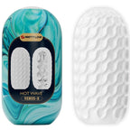 PRETTY LOVE - HOT WAVE SILICONE MALE MASTURBATOR WHITE