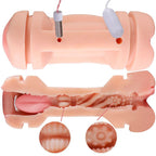 SHEQU - KAY DOUBLE MASTURBATOR WITH DUAL MOUTH AND VAGINA VIBRATION