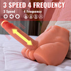 XISE - PEEL DILDO ASS REALISTIC DILDO MASTURBATOR FRONT POSITION WITH THRUSTING 17.5 CM