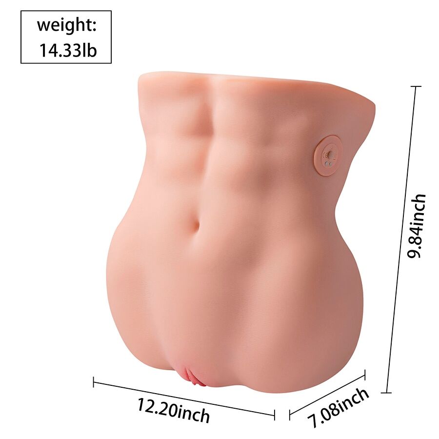 XISE - LYDIA FEMALE VAGINA MASTURBATOR WITH THRUSTING 25 CM