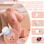XISE - DANIA THRUSTING REALISTIC VIBRATING FEMALE TORSO 52 CM