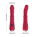 ARMONY - THERMO-ADJUSTABLE POINT A STIMULATOR VIBRATOR DILDO RED