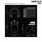 ADDICTED TOYS LOCKED - FORBIDDEN VAULT PENIS CAGE 10 CM