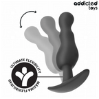 ADDICTED TOYS - SET OF 3 ANAL PLUG SILICONE MODEL 1