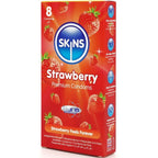 SKINS - STRAWBERRY PREMIUM CONDOMS PACK 8