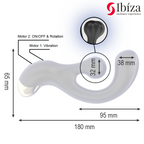 IBIZA - VIBRATING & ROTATING STIMULATOR