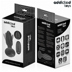 ADDICTED TOYS - ANAL PLUG WITH VIBRATING TONGUE AND REMOTE CONTROL