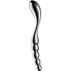 SATISFYER - STAR FORCE 1 STAINLESS STEEL DOUBLE-ENDED DILDO