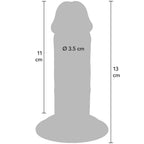GET REAL - DELUXE THICK DOUBLE-DENSITY TPE DONG 13 CM