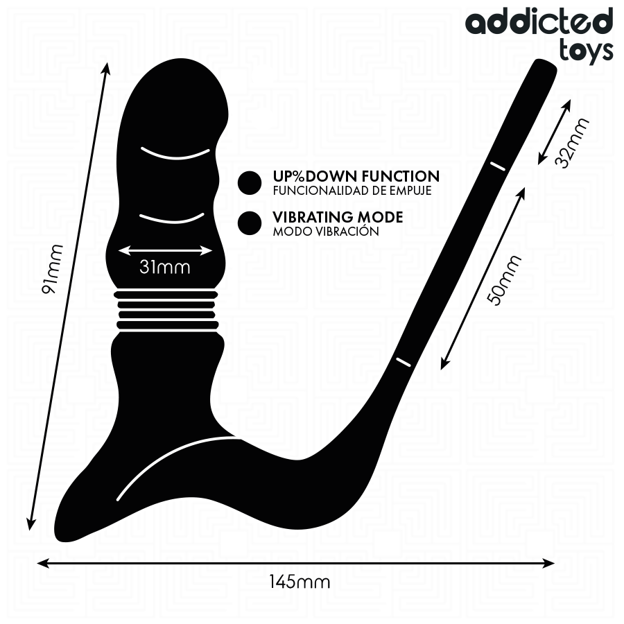 ADDICTED TOYS - UP&DOWN PROSTATIC RING