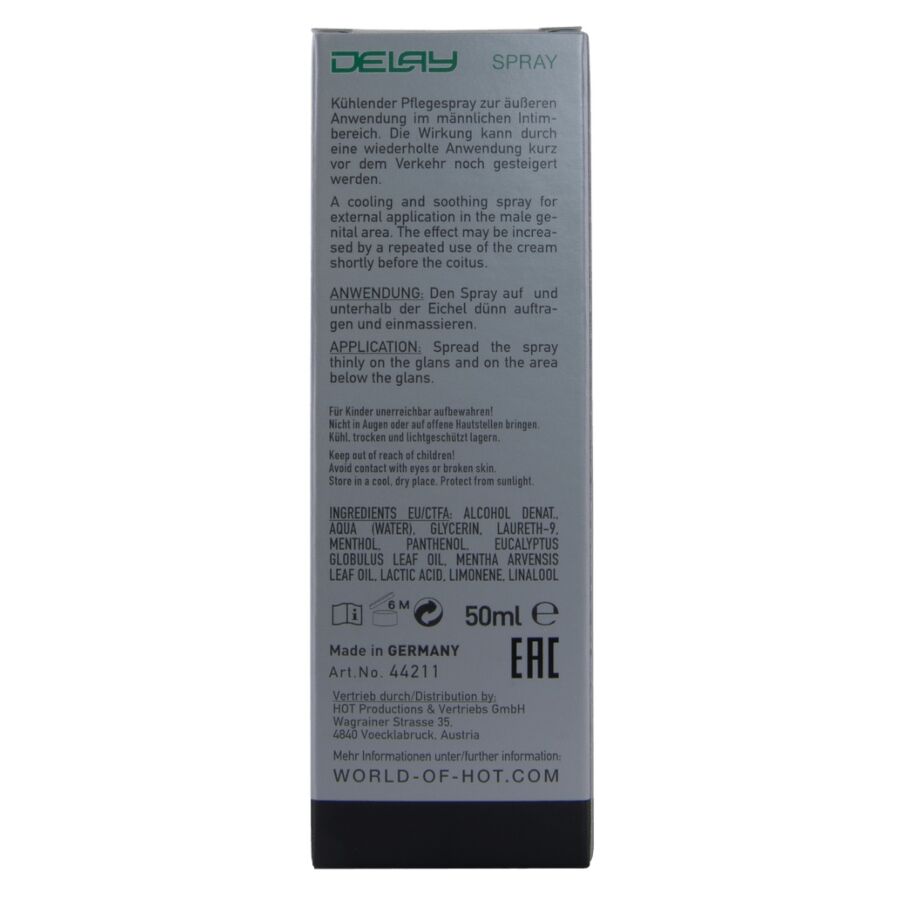 HOT - DELAY SPRAY 50 ML