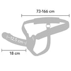 HIDDEN DESIRE - INFERNO PENIS SLEEVE STRAP-ON SILICONE 18 CM