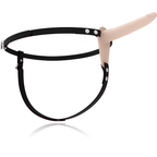 FETISH SUBMISSIVE HARNESS - FLESH SILICONE 15 CM