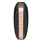 SATISFYER - LOVE TRIANGLE AIR PULSE STIMULATOR & VIBRATOR BLACK